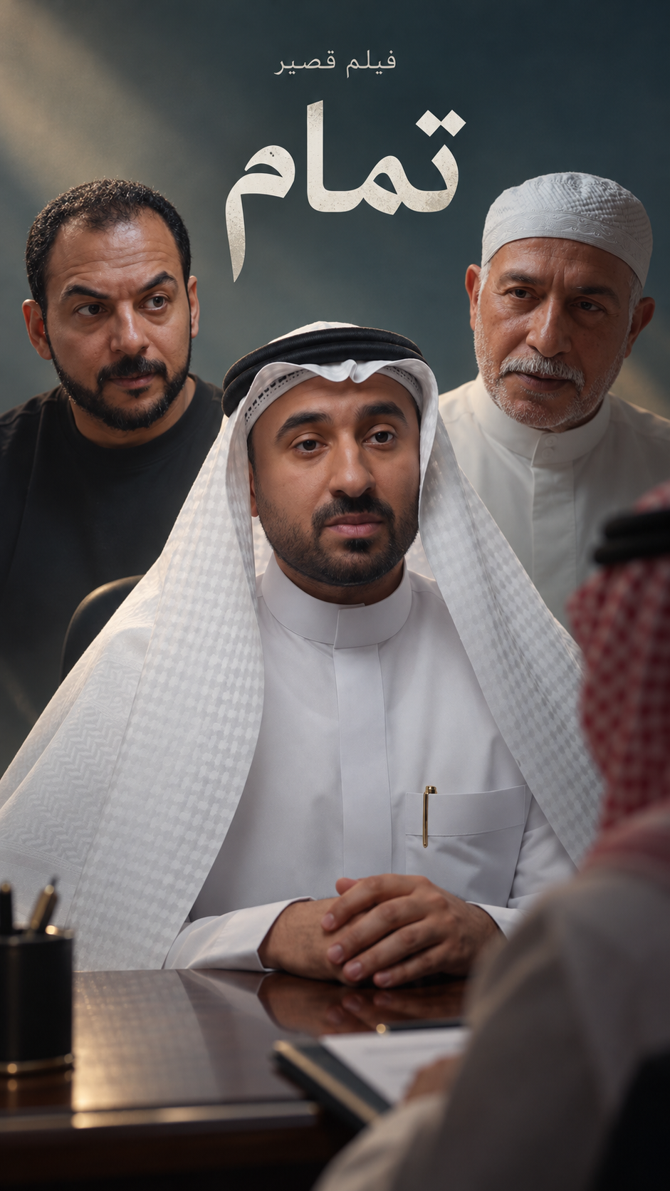 غلاف الفيلم القصير تمام